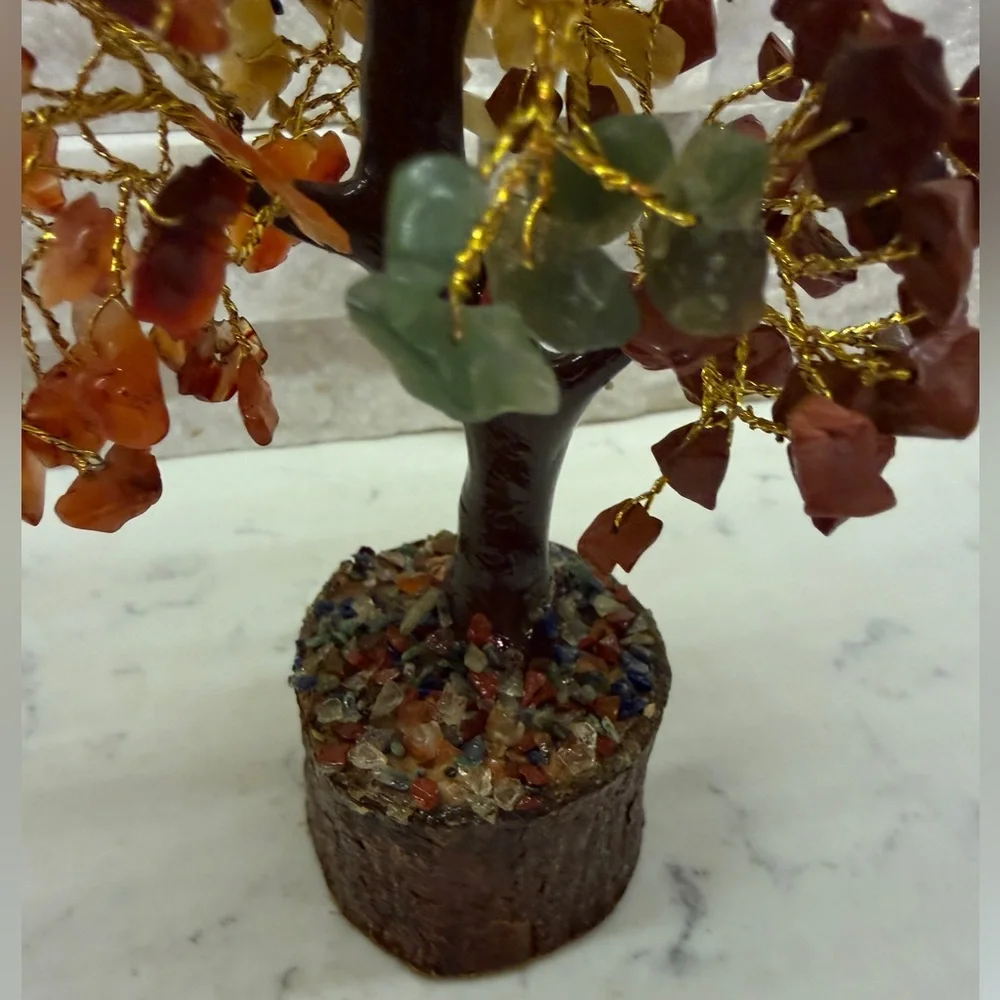 7 Chakra Healing Crystal Natural Gemstone Tree For Goodluck,Wealth & Prosperity
